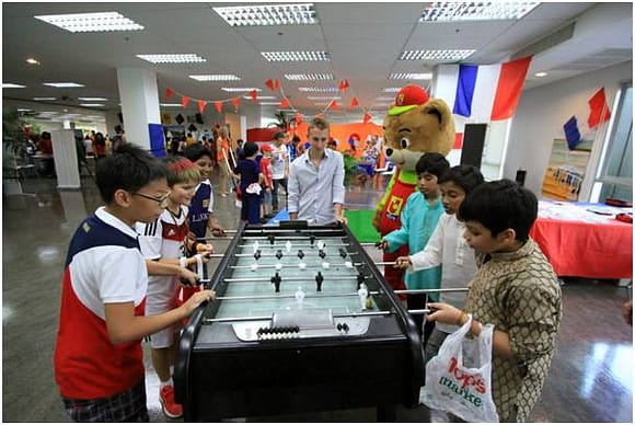CSR foosball charity for Kids Birthday Party
