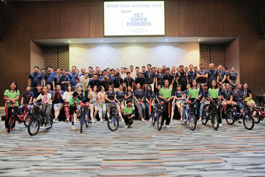 CSR bicycle charity